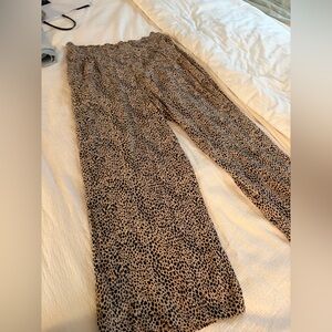 Leopard Print relaxed pant